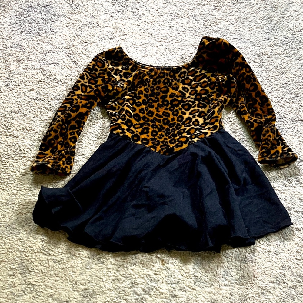 Jacques Moret Cheetah and Black Kids Dance Costume S (6/6x)